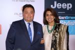 Rishi Kapoor, Neetu Singh at the Red Carpet Of Most Stylish Awards 2017 on 24th March 2017